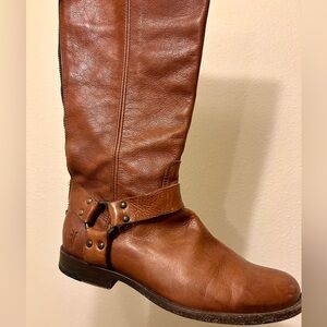 Brown Leather Riding Boots